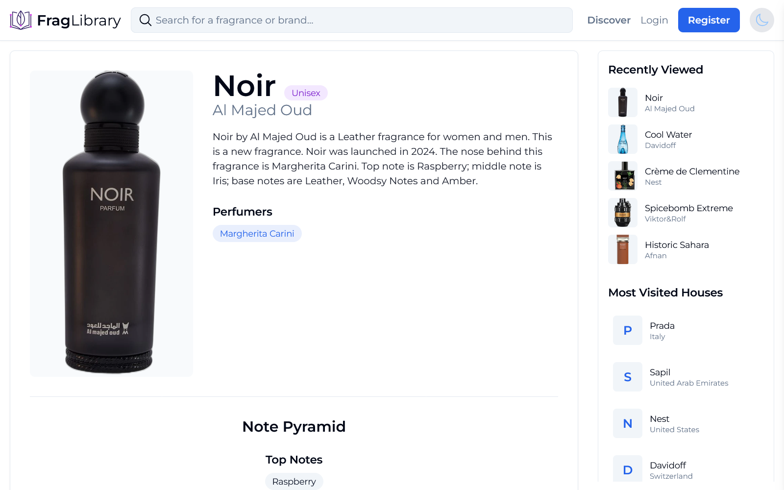 FragLibrary: An AI-Powered Fragrance Discovery Platform